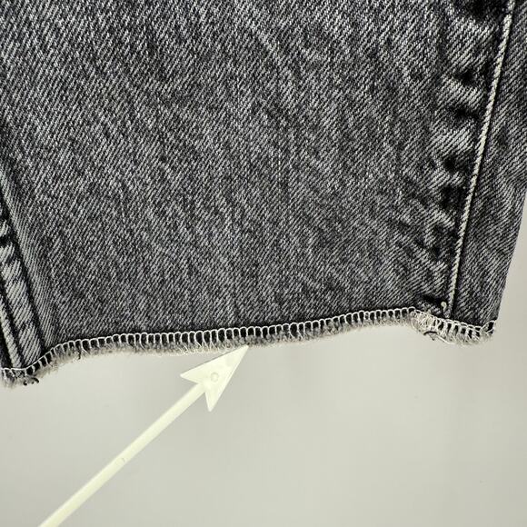 SLVRLAKE Hero Jeans Size 25 Midnight Rider NEW Distress High Rise Fray Straight - Picture 6 of 16